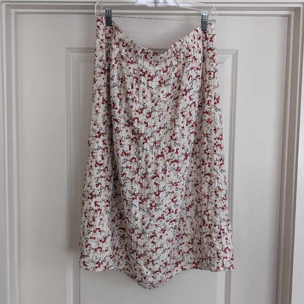 Old Navy Floral Midi Skirt